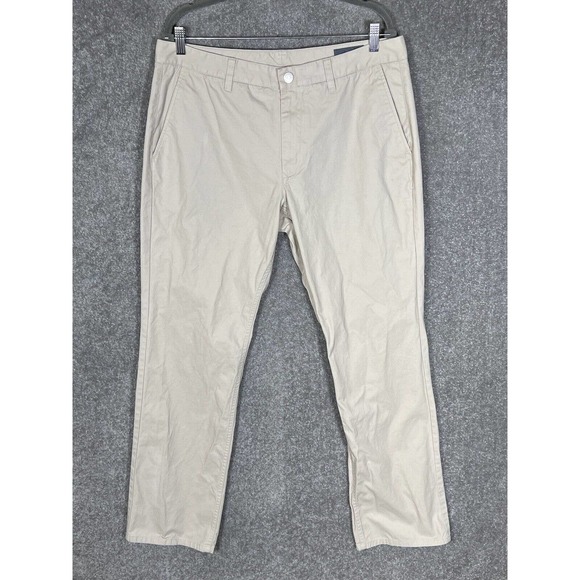 Bonobos Straight Leg Khaki Chino Pants Mens Size 36x32 Cotton - Picture 1 of 10